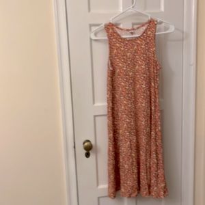 Knit flared tank dress